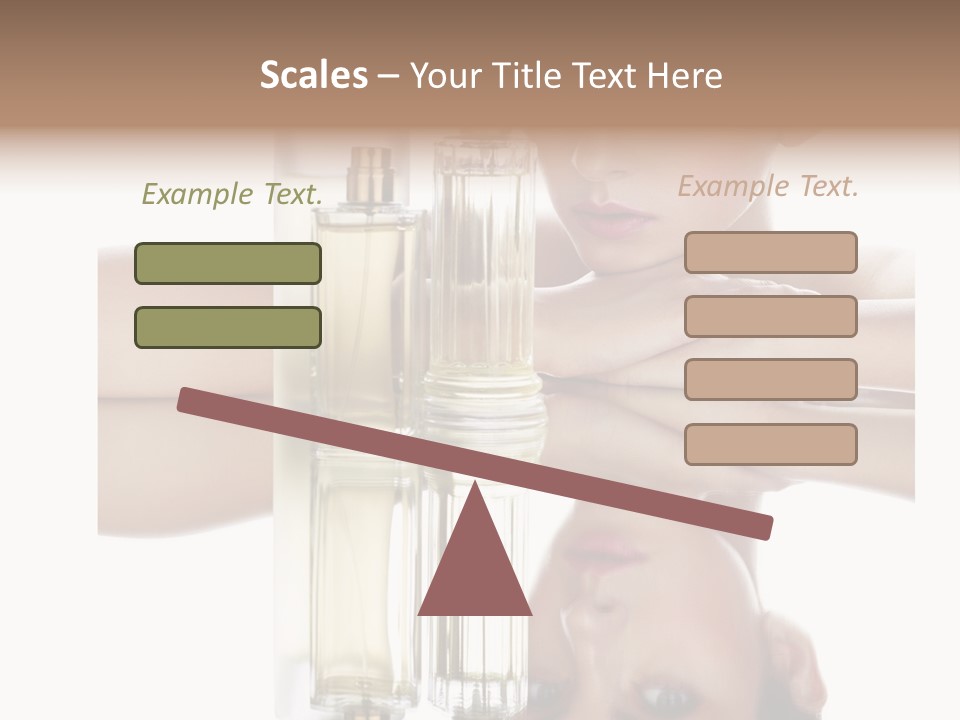 Cute Portrait Several PowerPoint Template