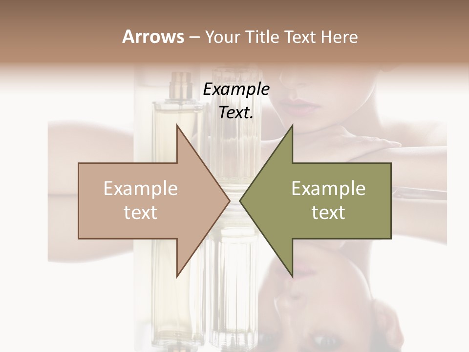 Cute Portrait Several PowerPoint Template