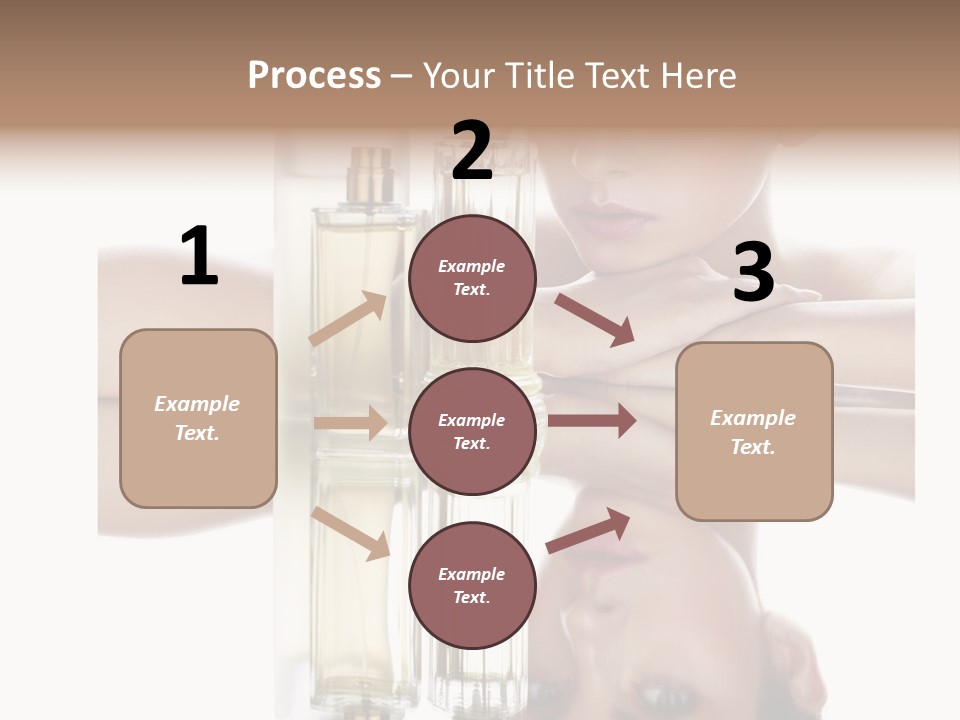 Cute Portrait Several PowerPoint Template