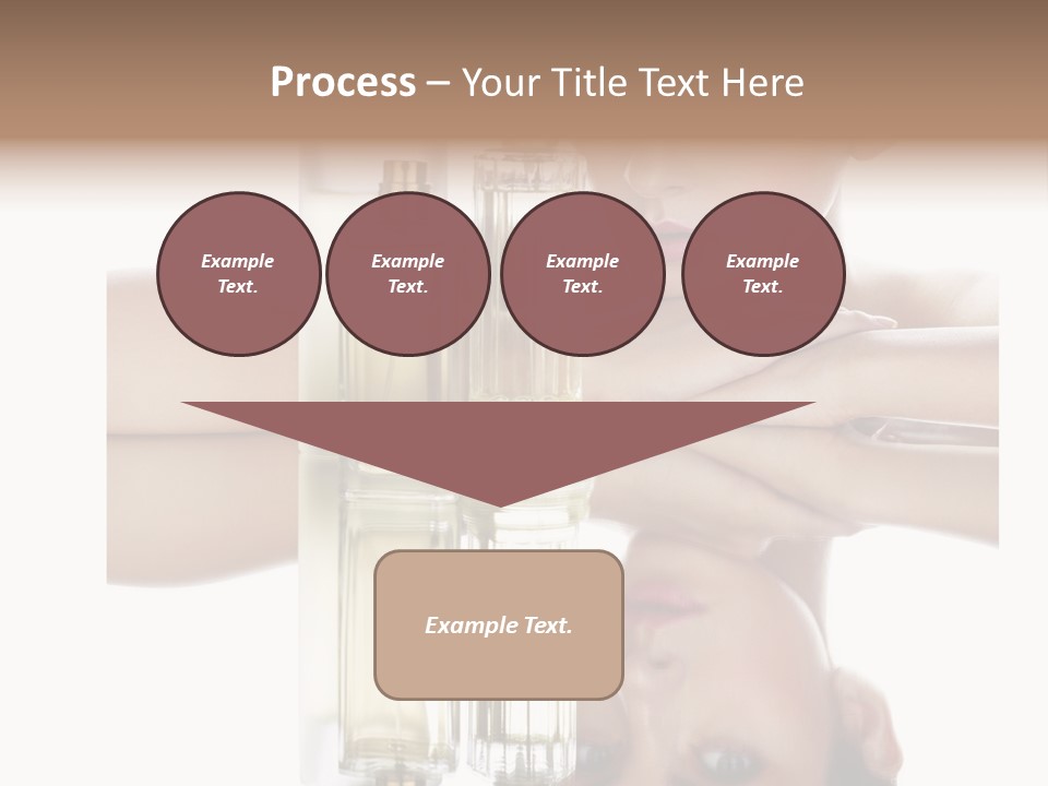 Cute Portrait Several PowerPoint Template