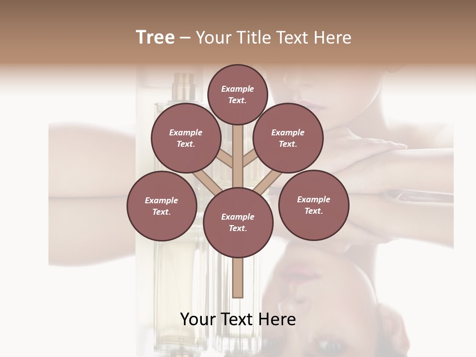 Cute Portrait Several PowerPoint Template