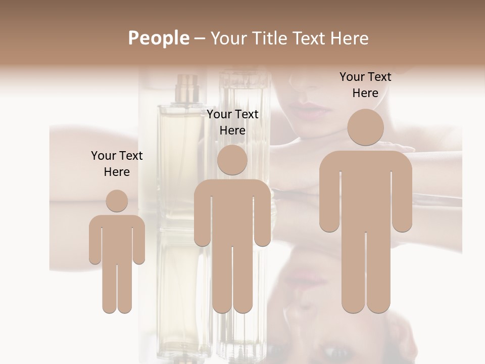 Cute Portrait Several PowerPoint Template