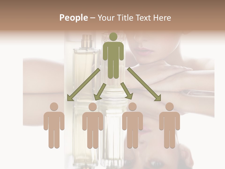 Cute Portrait Several PowerPoint Template