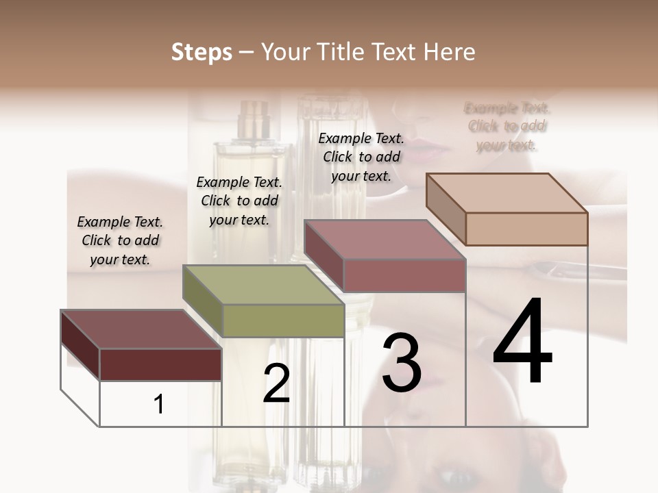 Cute Portrait Several PowerPoint Template