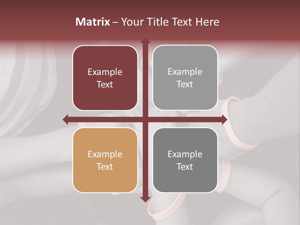 Mammogram Together Pink PowerPoint Template