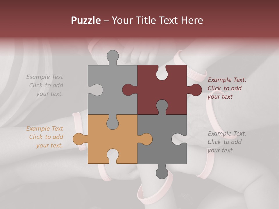 Mammogram Together Pink PowerPoint Template