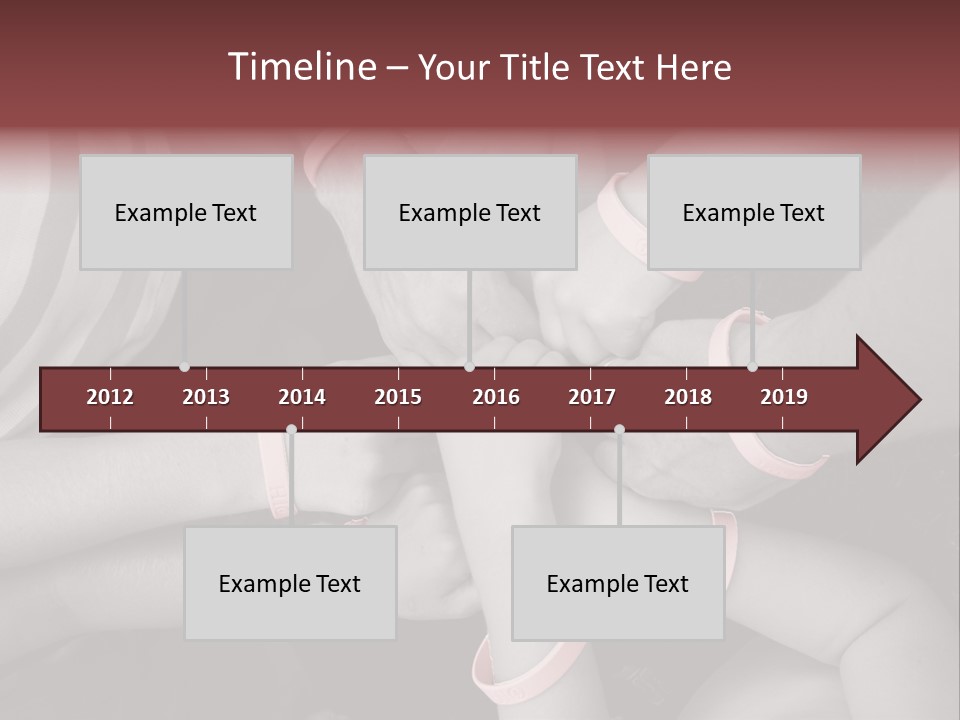 Mammogram Together Pink PowerPoint Template