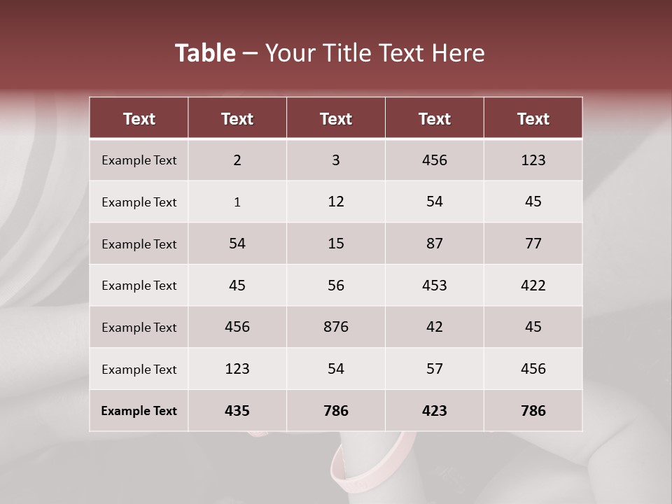 Mammogram Together Pink PowerPoint Template