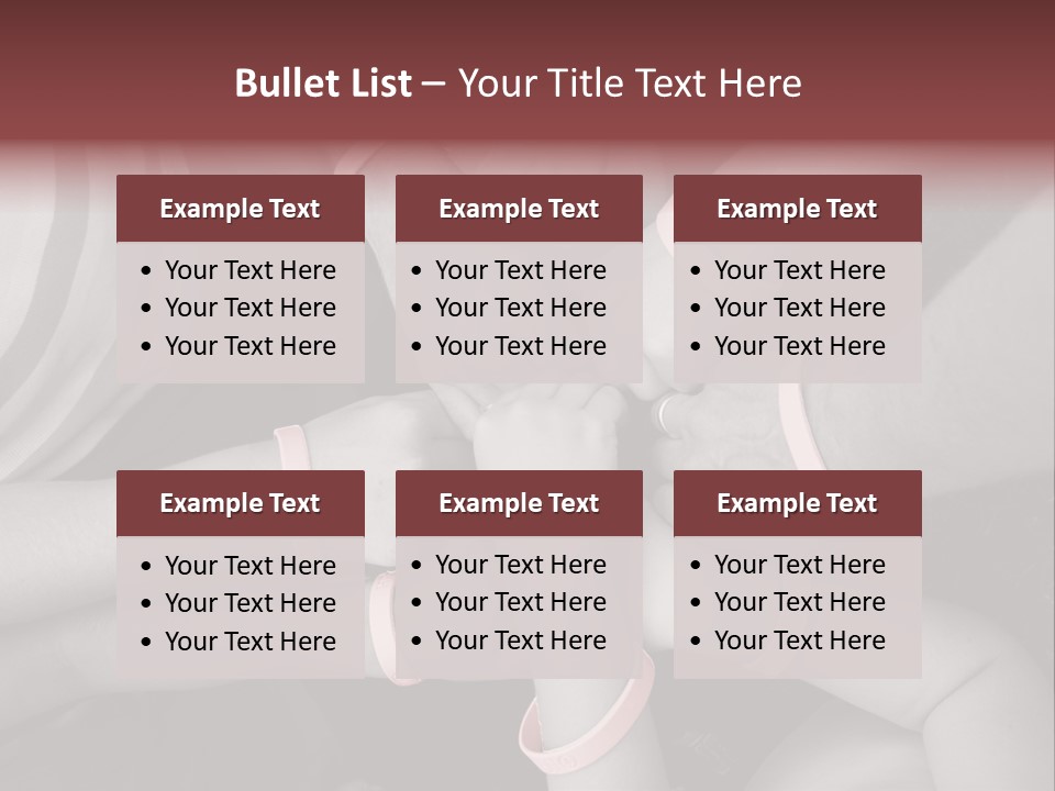 Mammogram Together Pink PowerPoint Template