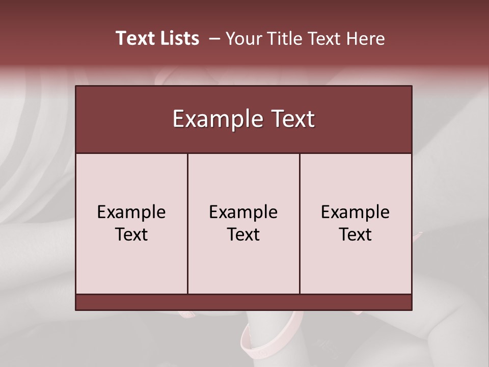 Mammogram Together Pink PowerPoint Template