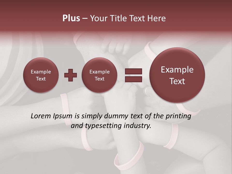 Mammogram Together Pink PowerPoint Template