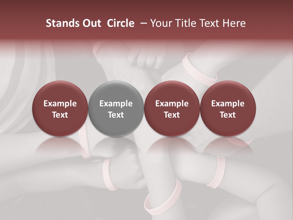 Mammogram Together Pink PowerPoint Template