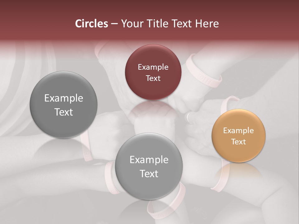 Mammogram Together Pink PowerPoint Template