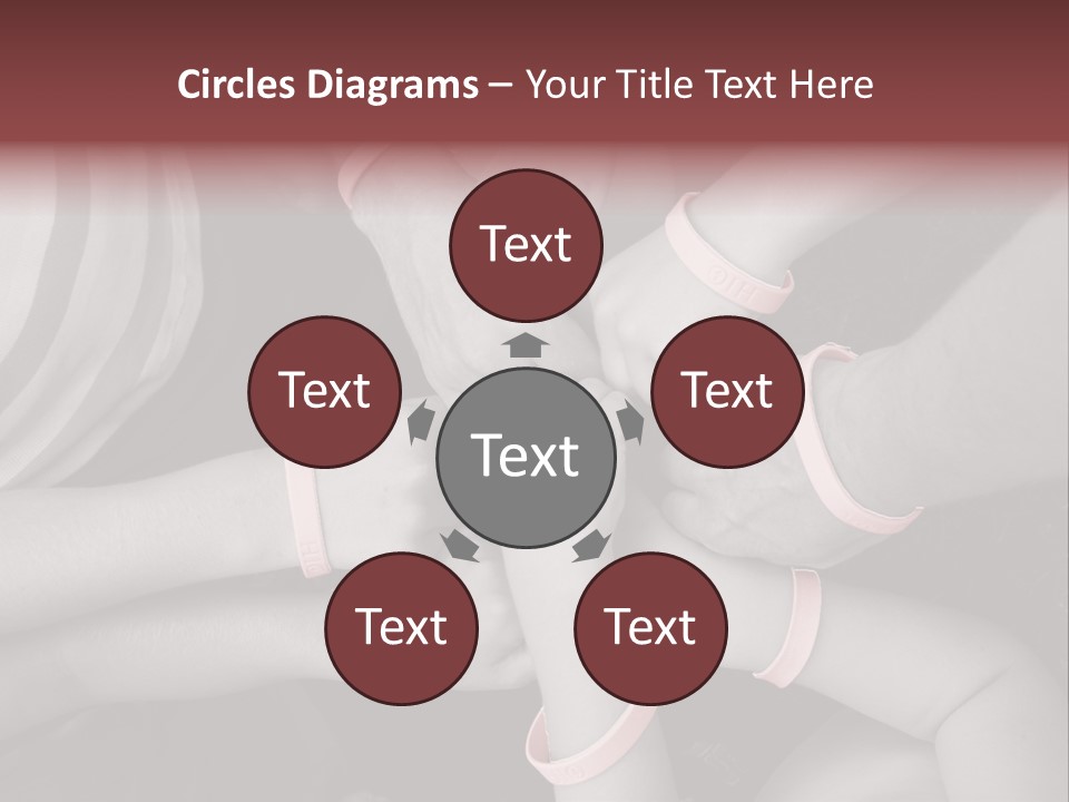 Mammogram Together Pink PowerPoint Template