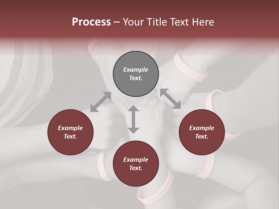 Mammogram Together Pink PowerPoint Template