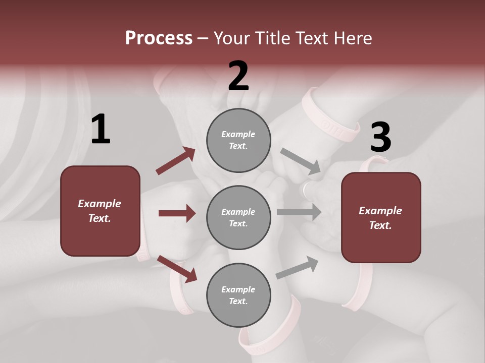 Mammogram Together Pink PowerPoint Template