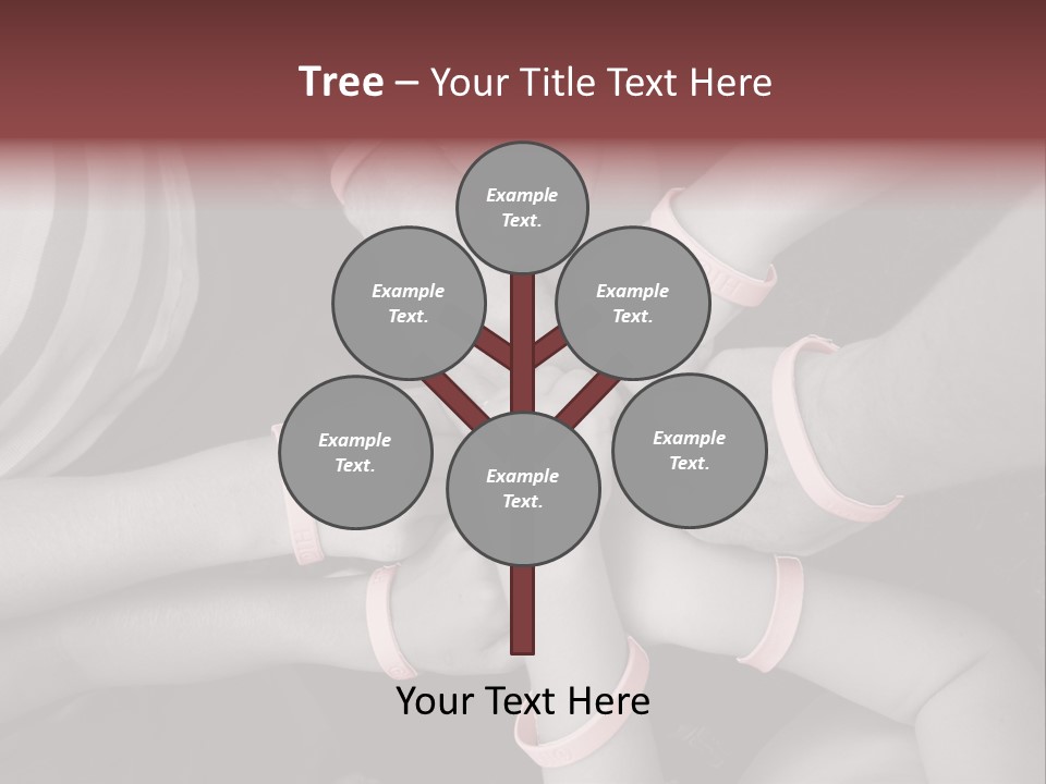 Mammogram Together Pink PowerPoint Template