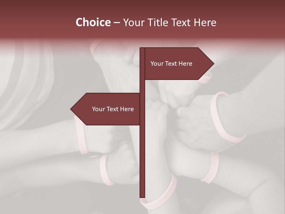 Mammogram Together Pink PowerPoint Template