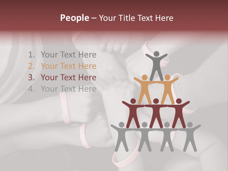 Mammogram Together Pink PowerPoint Template