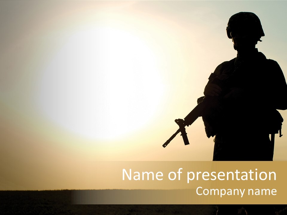 Special Acu Commando PowerPoint Template