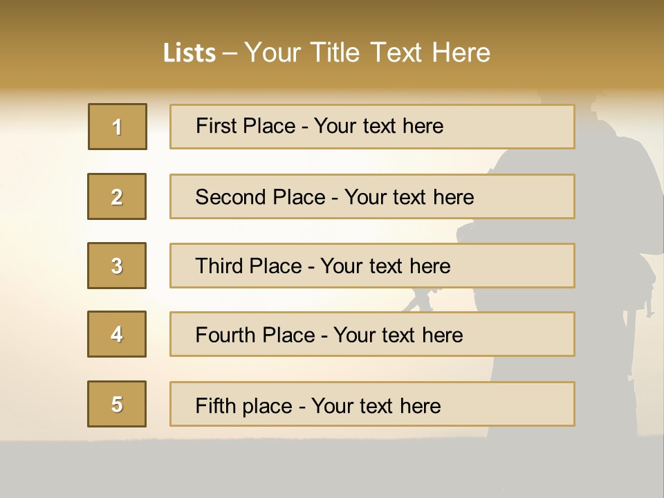 Special Acu Commando PowerPoint Template