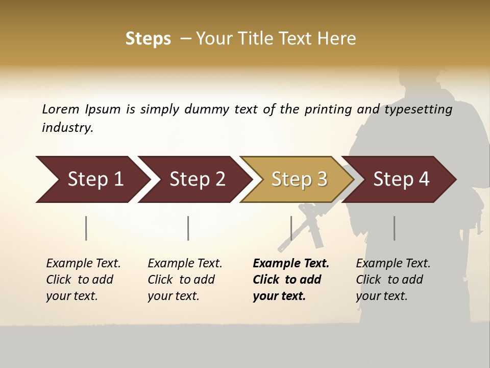 Special Acu Commando PowerPoint Template