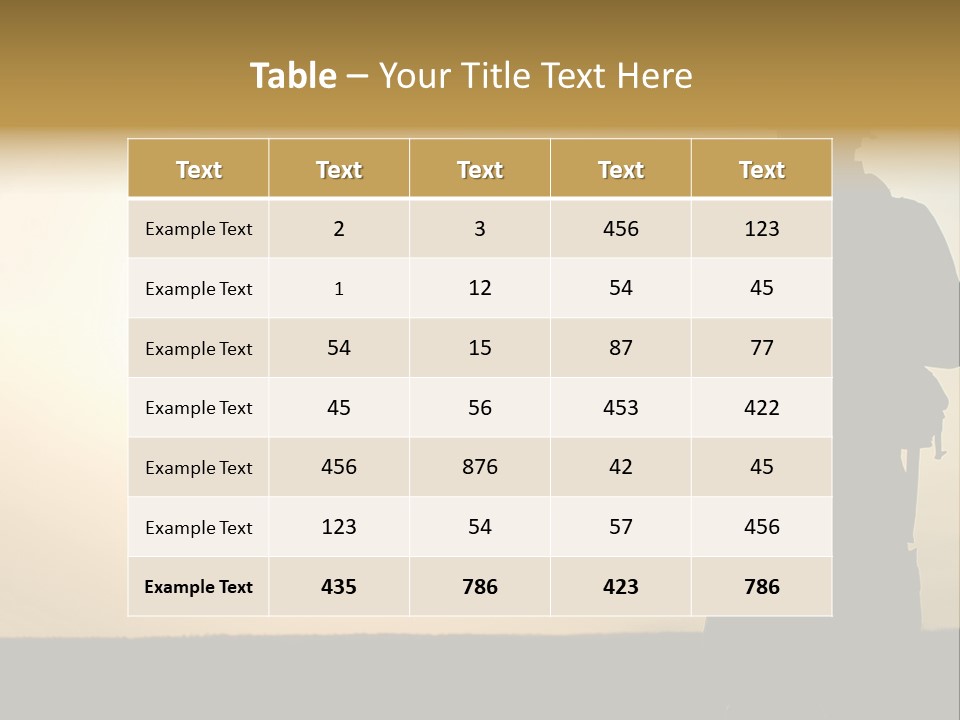 Special Acu Commando PowerPoint Template