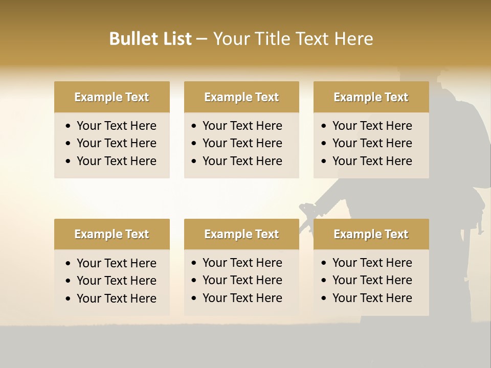 Special Acu Commando PowerPoint Template