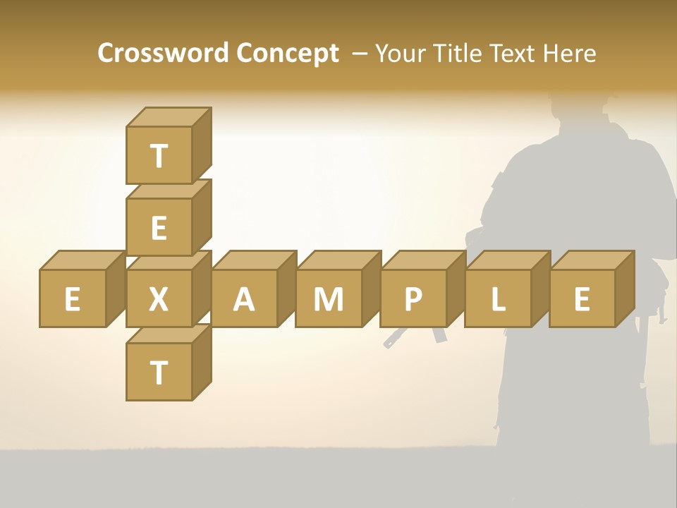 Special Acu Commando PowerPoint Template