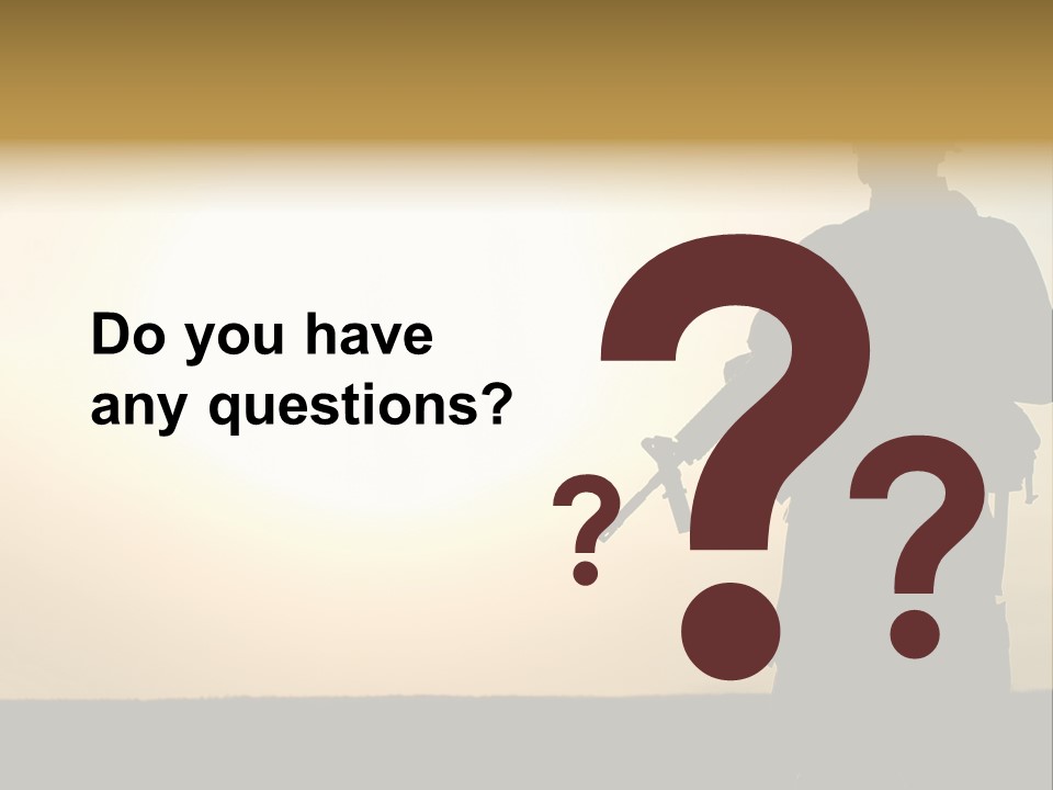 Special Acu Commando PowerPoint Template