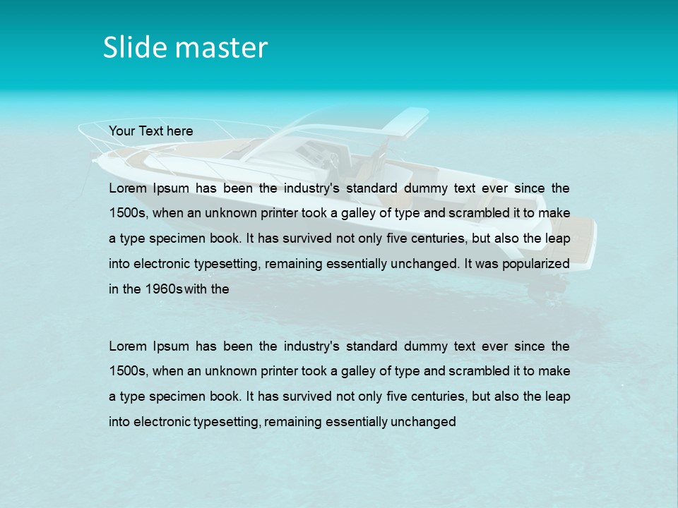 Natural Nature Scenery PowerPoint Template