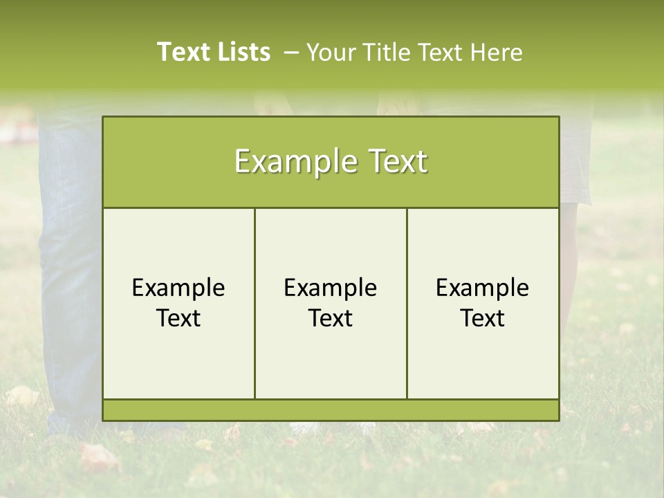 A Little Girl Holding The Hand Of Her Parents PowerPoint Template