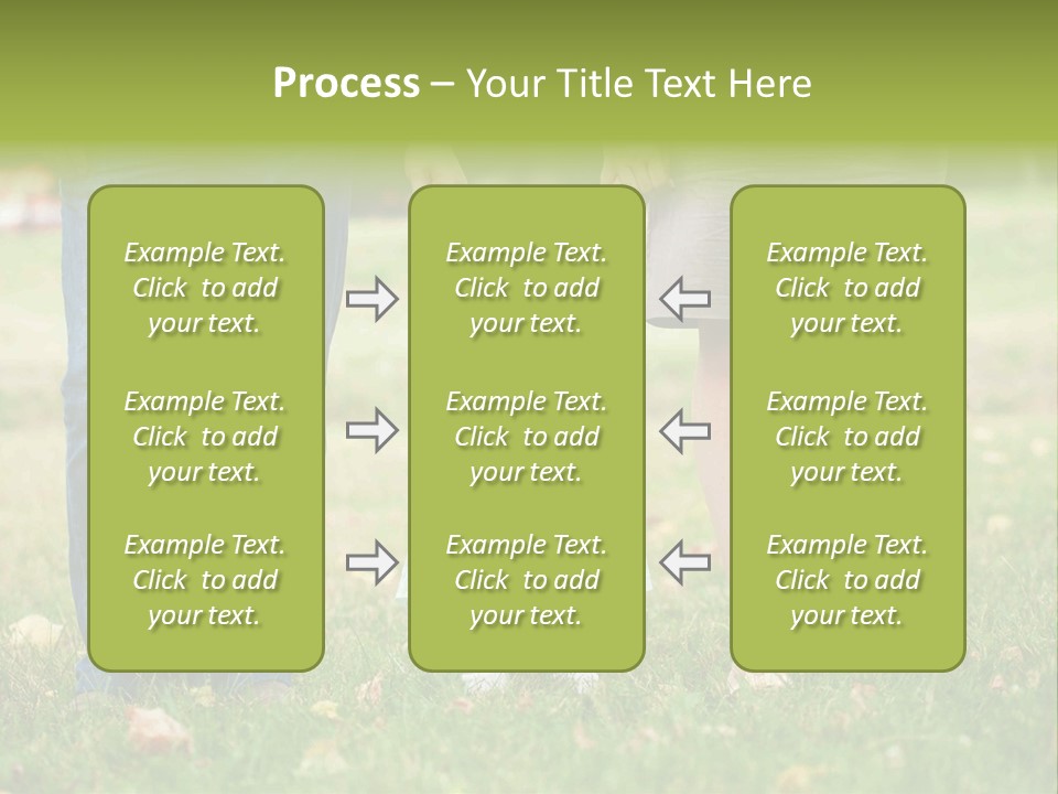 A Little Girl Holding The Hand Of Her Parents PowerPoint Template