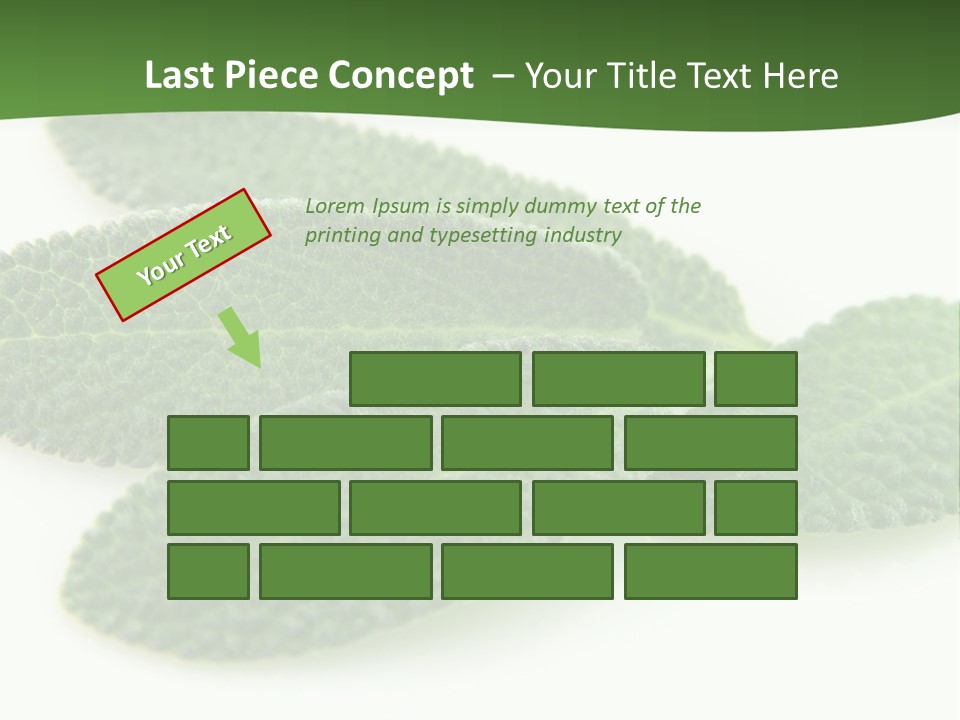 Food Salvia Herb PowerPoint Template