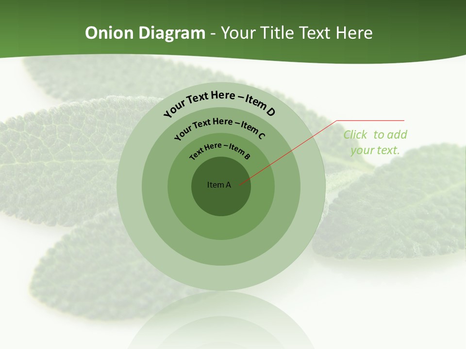 Food Salvia Herb PowerPoint Template