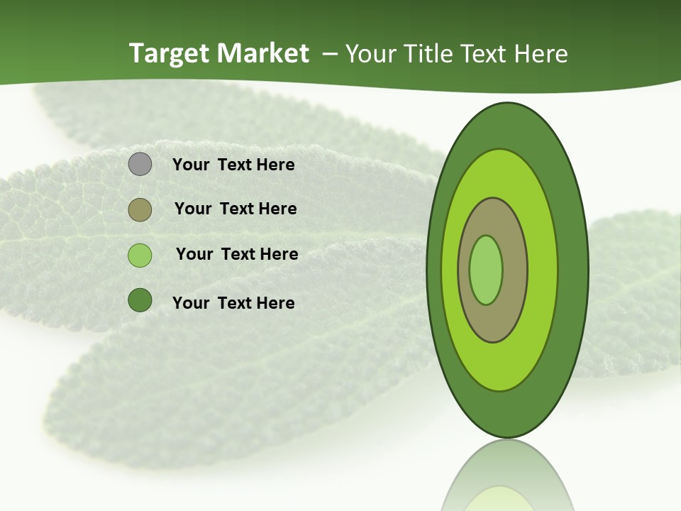 Food Salvia Herb PowerPoint Template