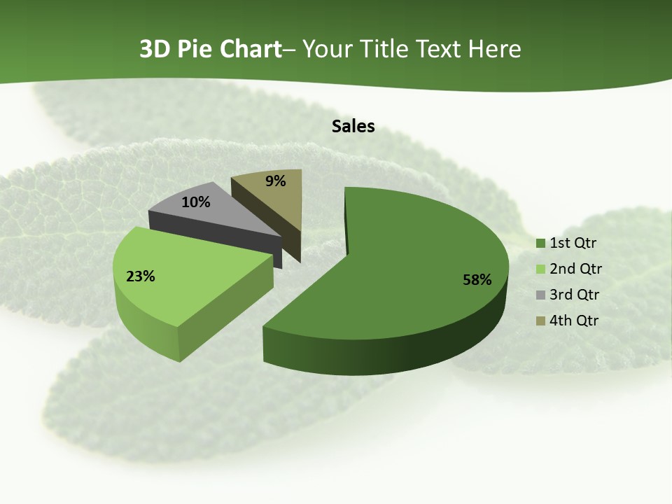 Food Salvia Herb PowerPoint Template