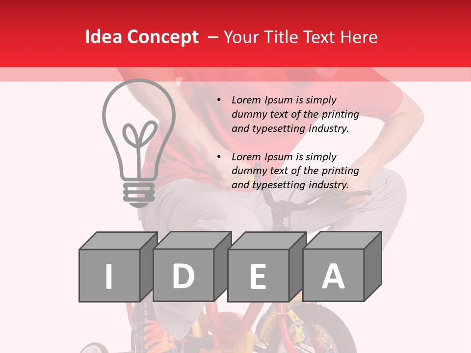 Car Caucasian Automotive PowerPoint Template