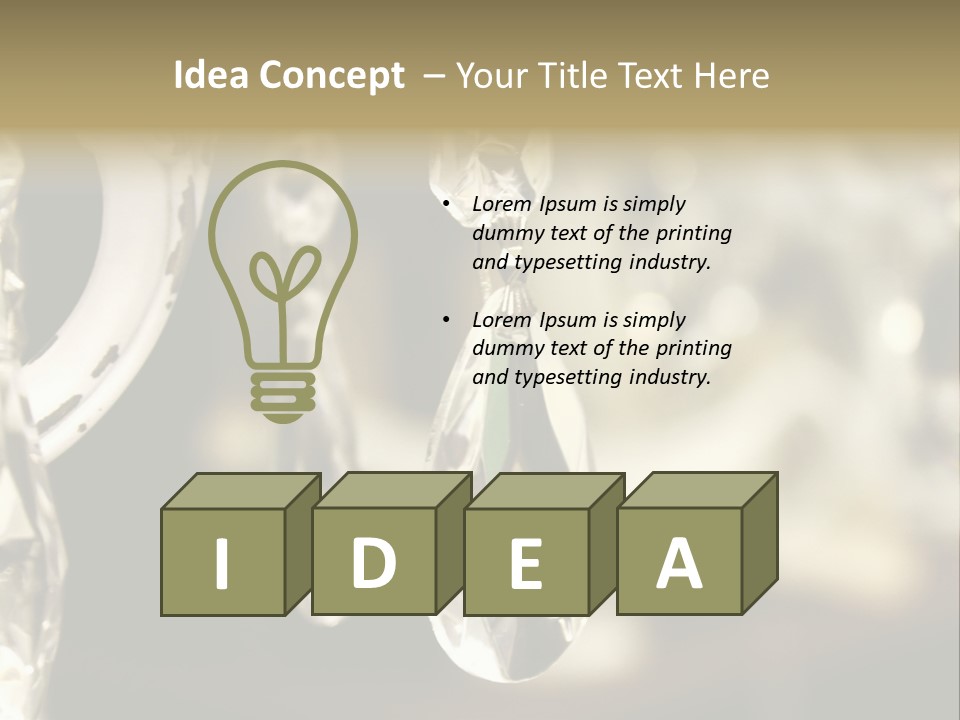 Isolated Toilet Childhood PowerPoint Template