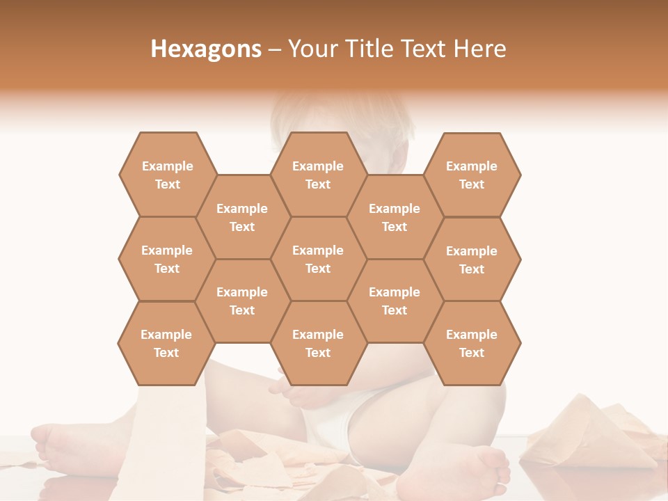 Isolated Toilet Childhood PowerPoint Template