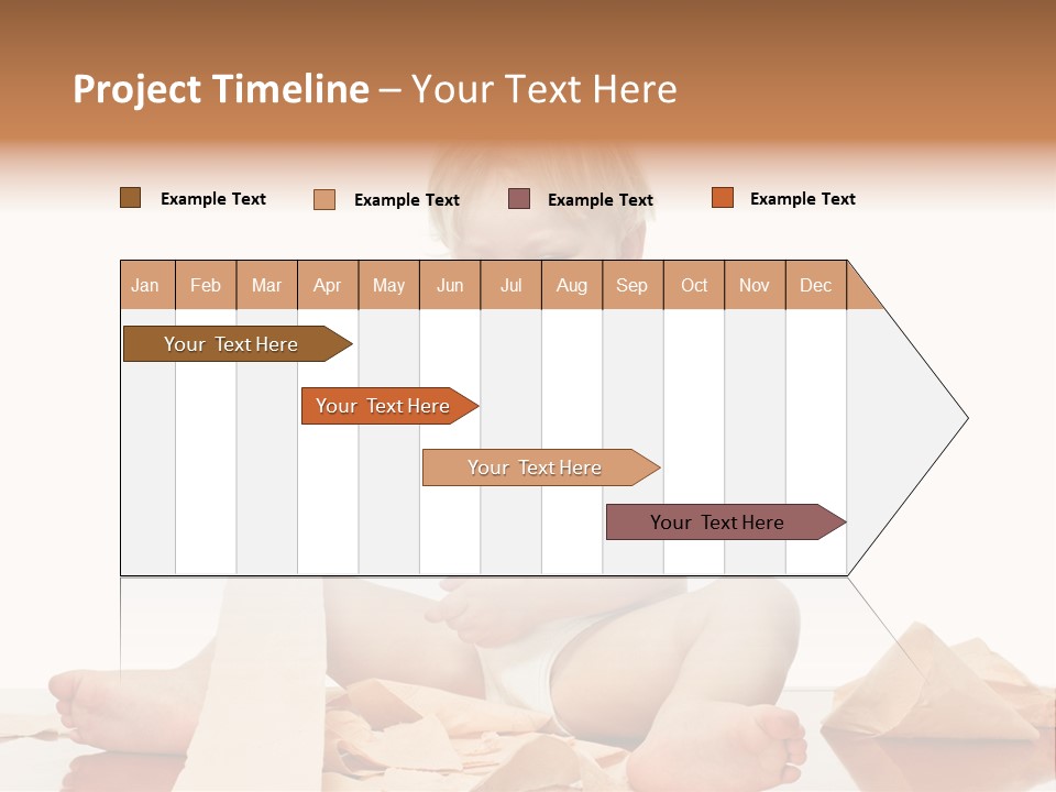 Isolated Toilet Childhood PowerPoint Template