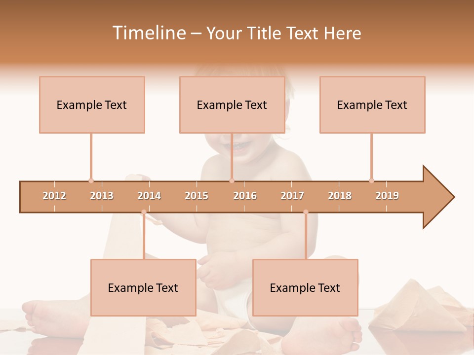 Isolated Toilet Childhood PowerPoint Template