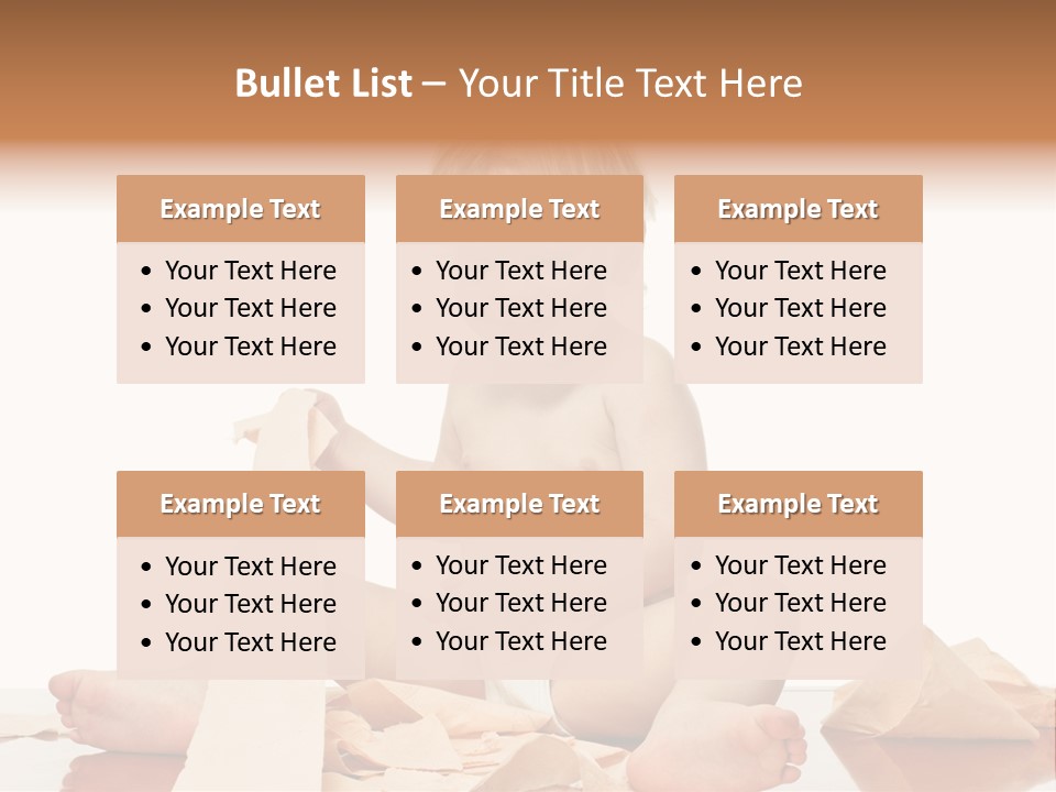 Isolated Toilet Childhood PowerPoint Template