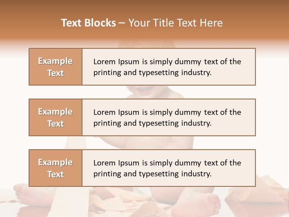 Isolated Toilet Childhood PowerPoint Template