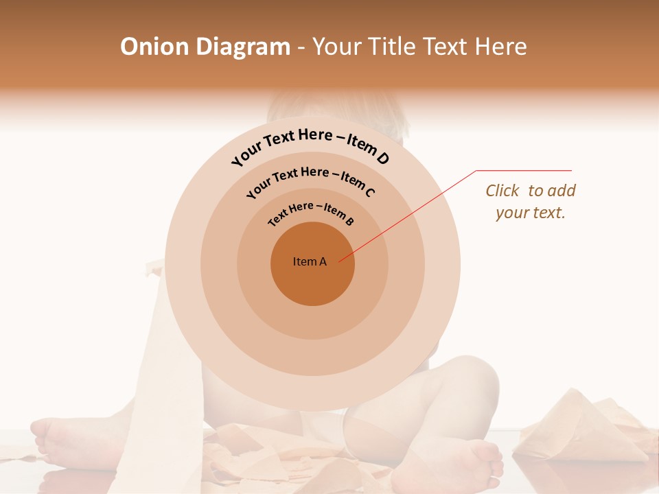 Isolated Toilet Childhood PowerPoint Template