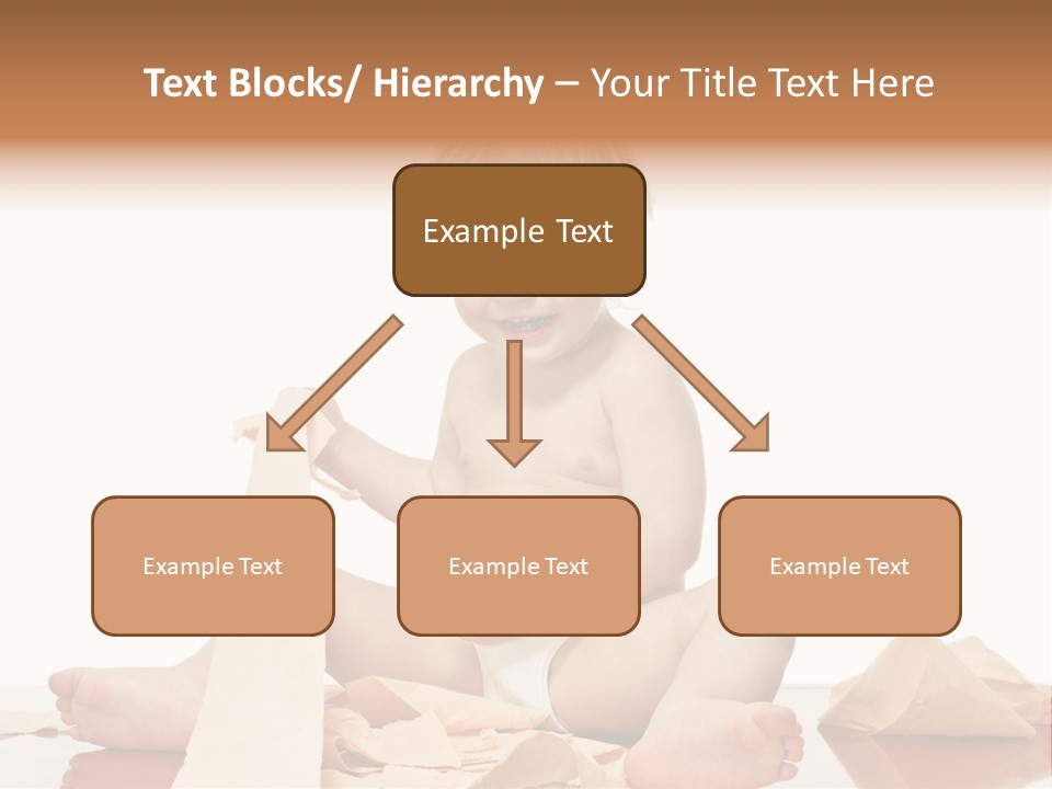 Isolated Toilet Childhood PowerPoint Template