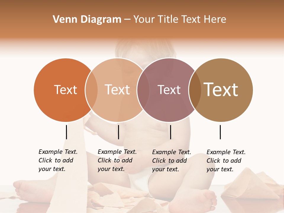 Isolated Toilet Childhood PowerPoint Template