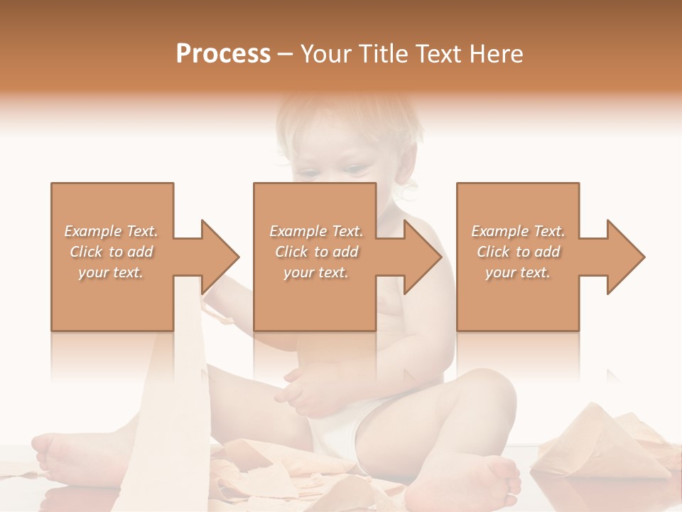 Isolated Toilet Childhood PowerPoint Template