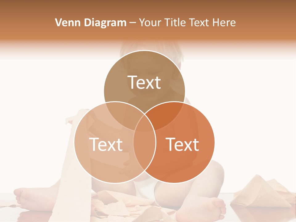 Isolated Toilet Childhood PowerPoint Template