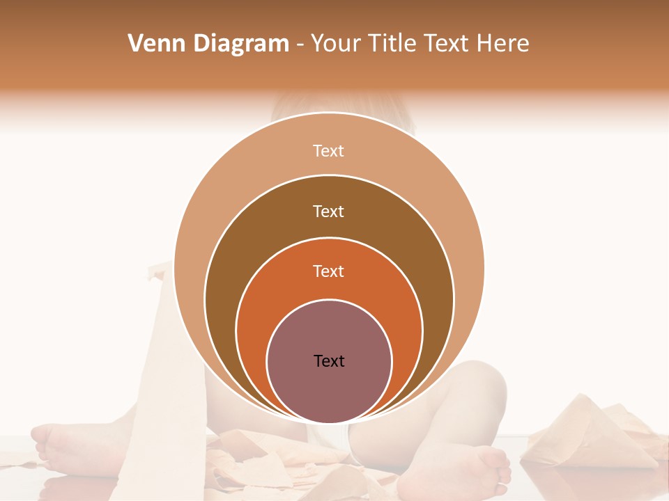 Isolated Toilet Childhood PowerPoint Template